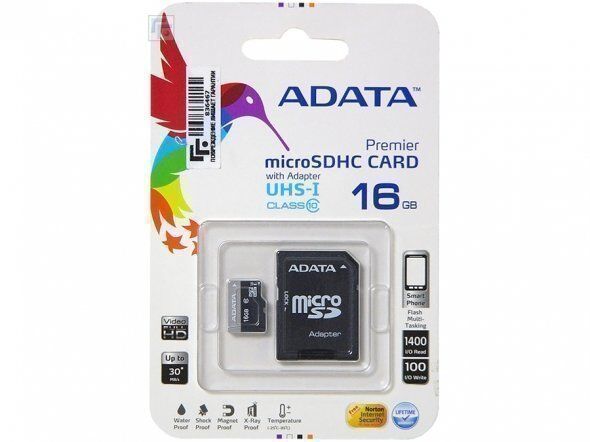 ADATA Premier microSDHC 16GB Class 10 