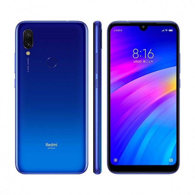 Смартфон Redmi 7 64GB/3GB (Blue/Синий) - отзывы - 2