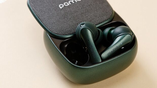 Беспроводные Bluetooth-наушники PaMu Wireless Bluetooth Headset (Dark Green/Темно-Зеленый) RU - 2
