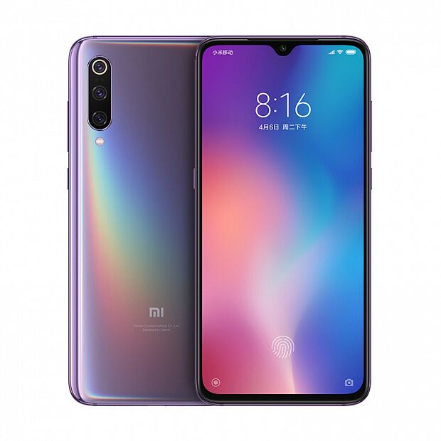 Смартфон Xiaomi Mi 9 128GB/8GB (Purple/Фиолетовый) - 1