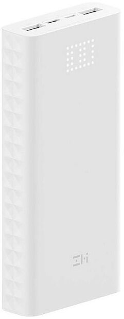Внешний аккумулятор ZMI Power Bank Aura 20000 mAh QB821 (White/Белый) : отзывы и обзоры - 3
