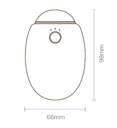 Грелка для рук и внешний аккумулятор Solove Line Friends Hand Warmer N2S 2960 mAh (Beige) - 2