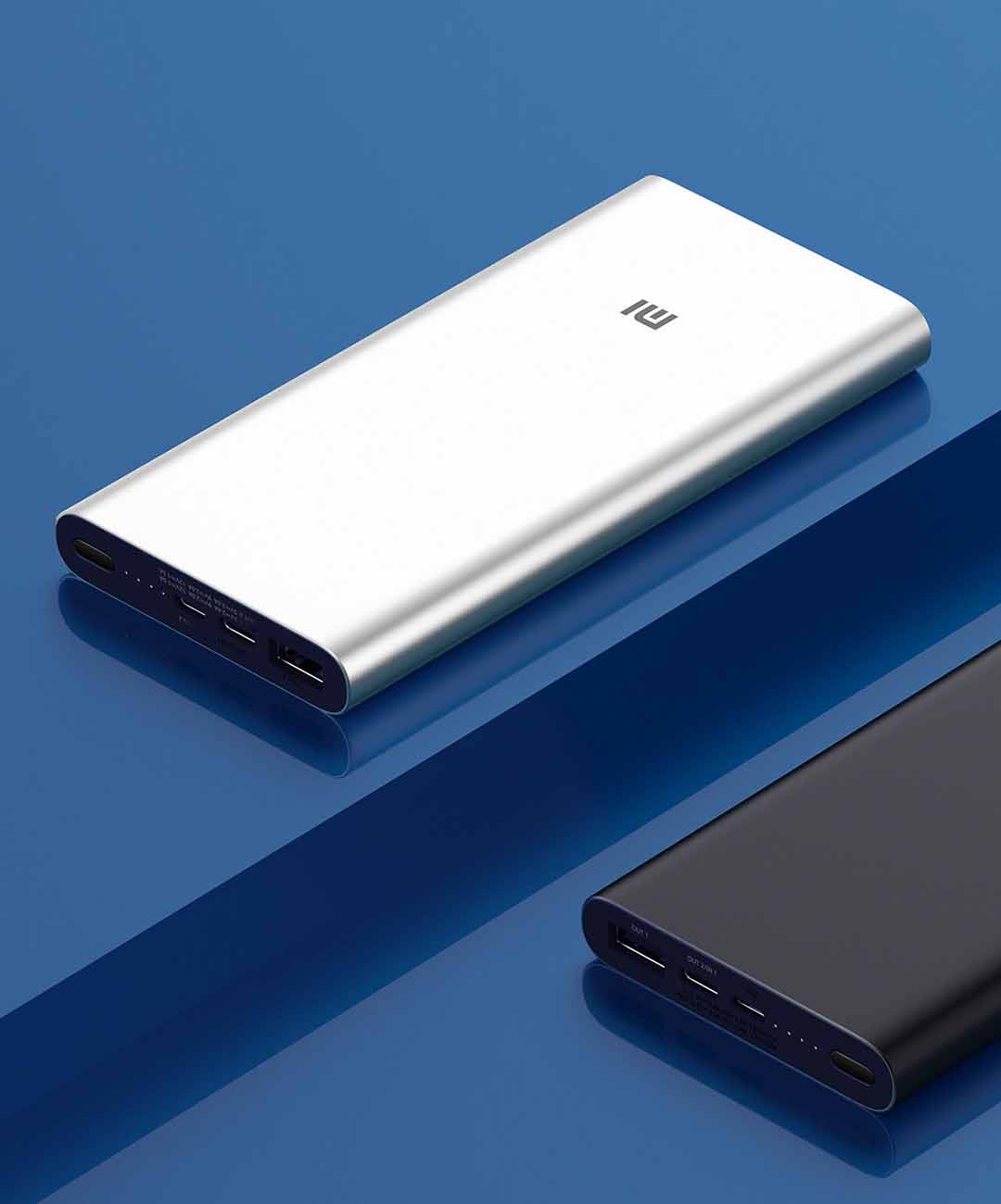 Внешний аккумулятор Xiaomi Mi Power Bank 3 10000 mAh Type-C Внешний аккумулятор Xiaomi Mi Power Bank 3 10000 mAh Type-C