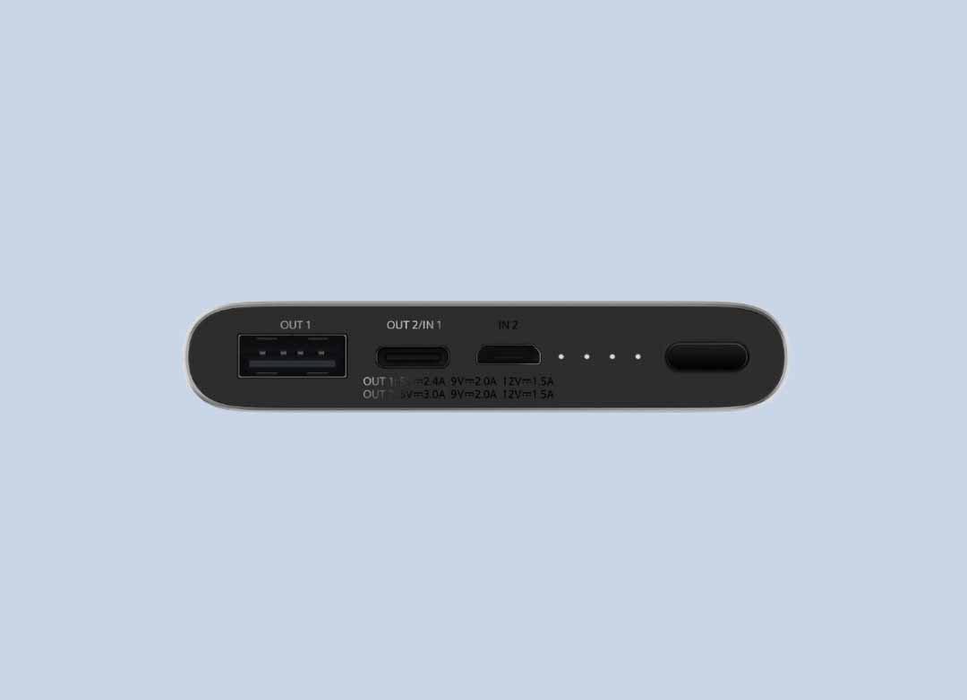 Портативный аккумулятор Сяоми Ми Power Bank 3 10000 mAh с разъемом Type-C Портативный аккумулятор Сяоми Ми Power Bank 3 10000 mAh с разъемом Type-C