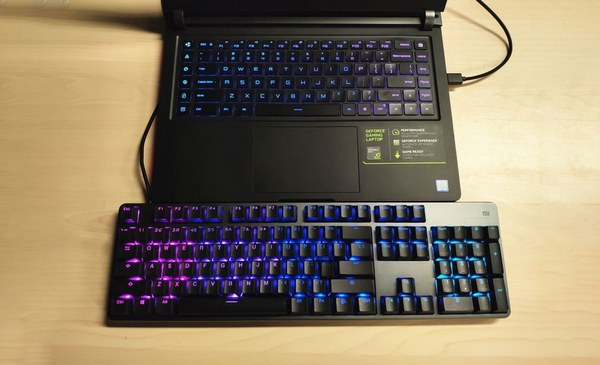 Подсветка игровой клавиатуры Ксиаоми Вариант подсветки клавиатуры Mi Game Keyboard